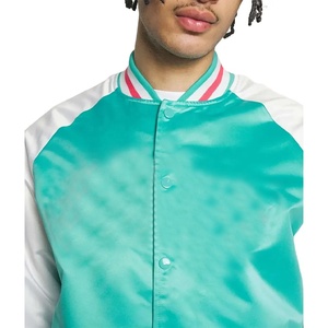 2025 nouvelle meilleure qualité veste universitaire personnalisée pour hommes poids lourd décontracté col montant broderie hiver - Product Image 5