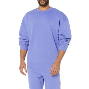 Sweat-shirt d'hiver pour homme en polyester et coton, col rond, coupe ample, style sportif, anti-boulochage, en molleton, manches longues, personnalisable, vente en gros - Product Image 4