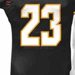 Uniforme de football américain personnalisé de haute qualité, respirant, sublimé, à manches courtes, pour jeunes et adultes, service OEM, styles vierges ou à motifs. - Product Image 3