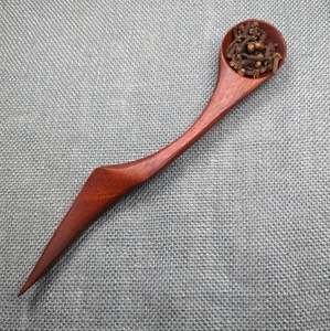 Cuchara de Té de Madera Sostenible Hecha a Mano, Cuchara para Café y Azúcar con Mango Suave, Utensilio de Cocina - Product Image 4