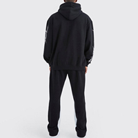 Survêtement de sport d'hiver pour homme, de haute qualité, 100% coton, respirant, séchage rapide, logo personnalisé imprimé