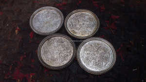 Posavasos de cobre de tendencia en metal elegante con diseño redondo grande perfecto para eventos de bodas y Decoración de mesa elegante - Product Image 6