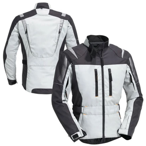 Men's Windproof <b>Motorcycle</b> <b>Jacket</b> Full Sleeve Color Blocked Grey Black All Seasons Riding Wear - Product Image 1
