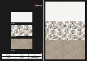 กระเบื้องเซรามิกผนังแบบมันเงา ขนาด 12x24 นิ้ว (30x60 ซม.) คุณภาพพรีเมียม สำหรับตกแต่งภายในห้องครัวและห้องน้ำสไตล์ร่วมสมัย - Product Image 4