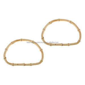 Poignées de sac en bois de mode Poignée de sac en bambou de rotin véritable naturel pour sac à main de Falak World Export - Product Image 4