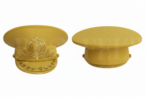 Apparel Outdoor Uniform Accessory Peak <b>Cap</b> Custom Design Formal Uniform <b>Hat</b> Gold Decoration Adjustable Outdoor Headwear - Product Image 4