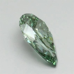 Diamante verde sintético de laboratorio con corte pera de fantasía de 1.00 CT a 5.00 CT, suelto, certificado VVS VS, para anillo de compromiso - Product Image 6