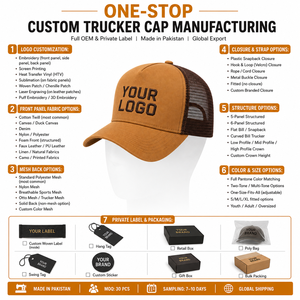 Custom Trucker <b>Cap</b> 5-Panel Structured Mesh Back Cotton Twill Front Embroidery Logo Unisex Adjustable Adult Casual <b>Hat</b> - Product Image 5