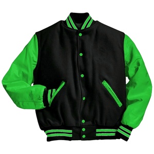 Varsity <b>Jackets</b> Custom Printing Long Sleeve <b>Men's</b> <b>Baseball</b> <b>Jacket</b> <b>Men</b> Plain Blank Varsity Letterman <b>Jackets</b> - Product Image 3