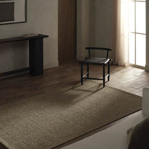 Conjunto de color natural de fibra natural sisal sólido alfombra rústica moderna tejida a mano - Product Image 2