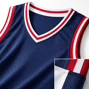 Venta al por Mayor de Camisetas de Baloncesto Personalizables, Transpirables, de Secado Rápido y Ecológicas, Impresión por Sublimación - Fabricante OEM - Product Image 4