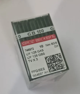 เข็มจักรเย็บผ้าอุตสาหกรรม Groz-Beckert UY 128 GBS ขนาด 60/8 สำหรับเย็บผ้าถักเนื้อละเอียด ทำจากเหล็กกล้าอย่างดี - Product Image 3