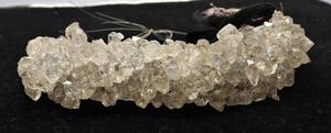 AAA Black White Herkimer Diamond Quartz Nugget <b>Beads</b> 8-10MM Diamond Quartz Gemstone <b>Beads</b> Natural Herkimer Rough <b>Stone</b> <b>Beads</b> - Product Image 2