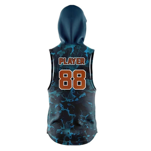 Uniforme de Fútbol Americano Sublimado 7v7, Uniforme de Compresión para Juegos 7 contra 7, Uniforme Acolchado con Capucha para Hombre - Product Image 4
