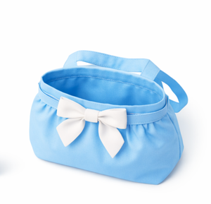 Bolsa de lona de algodón con logotipo personalizado en oferta, tamaño pequeño, mini, azul, para bebé, para exteriores, reciclada, para compras. - Product Image 4