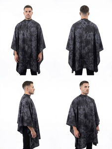 Cape de Barbier Imperméable Personnalisée pour Salon de Coiffure, Robe de Coiffeur en Polyester pour Coupe de Cheveux - Product Image 3
