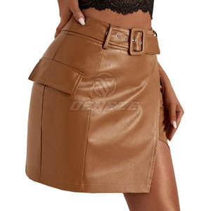 Jupes en cuir légères et respirantes à prix abordable, nouvelle collection, très tendance, pour femmes - Product Image 5