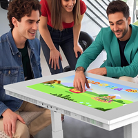 Table de jeu multi-touch pour enfants, utilisation en intérieur, table éducative, table tactile numérique à levage électrique de 43 pouces pour enfants