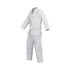 Kimono de BJJ Negro Unisex para Adultos, 100% Algodón, Duradero, Corte Regular, Estilo Liso Teñido, Ropa de Artes Marciales - Product Image 4