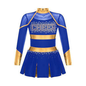 Conjunto de Uniforme de Porristas Personalizado con Pedrería, Negro y Rosa, Spandex y Poliéster, Traje de Competición para Adultos con Estampado Brillante y Falda - Product Image 4