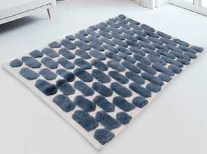 Tapis Beni Ourain Berbère 100% Laine Noué à la Main – Tapis Géométrique Marocain Fait Main à Poils Longs, Taille Personnalisée, Vente en Gros - Product Image 2