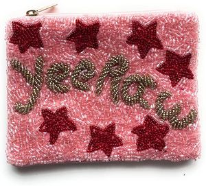 Embroidered Seed <b>Beads</b> Cotton Promotional Coin Purse Fashion Pattern Design Silk Screen Printed Washable Handmade Beaded Custom - Product Image 6