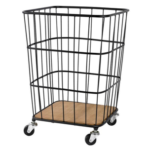 Amazing Black Metal <b>Wire</b> <b>Basket</b> Multi-Purpose Rectangular Kitchenware Tabletop Fruit & Vegetables <b>Storage</b> <b>Basket</b> With Handles - Product Image 5