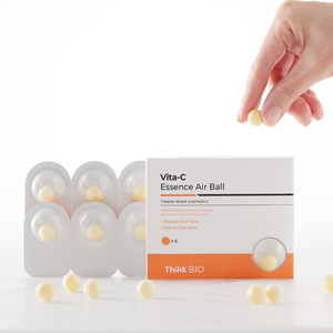 [Think Bio] para la serie AIR BALL (6 unidades) - Bolas Liofilizadas de Ácido Hialurónico, Colágeno y Vitamina C con Mini Espículas para Reducir los Poros del Rostro - Product Image 4