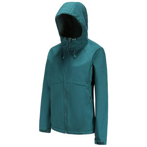 IRSA SPORTS Custom Women Solid Logo Finished Waterproof Bomber <b>Jacket</b> Winter Windproof Casual with Ribbed Cuffs - Product Image 1