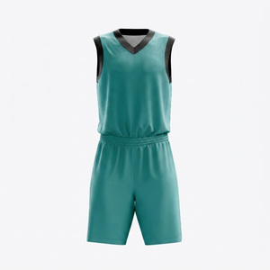Ensemble de maillots de basket-ball personnalisés pour adultes unisexes, jaune et bleu marine, col en V, manches longues, impression numérique, numéro 10, respirant, séchage rapide - Product Image 2
