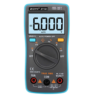 ZOYI ZT-101 Multimeter Digital Saku 4 Digit Presisi Tinggi 6000 Hitungan Otomatis Rentang 0-1000V/0-10A Kapasitansi