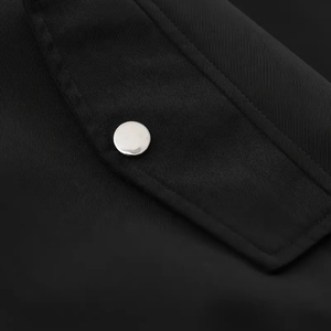 Veste bomber surdimensionnée unisexe pour homme de haute qualité, personnalisée, avec fermeture éclair, en tissu toile, imperméable et à séchage rapide - Product Image 4