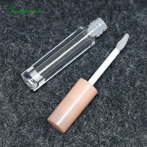 Custom 2ml <b>PET</b> Eco-Friendly Lip Gloss Empty Tube Small-Capacity Liquid Contour Bottle Screen Printing Soft <b>Brush</b> Head Wholesale - Product Image 1