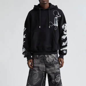Nueva Llegada, Sudadera con Capucha para Hombre, Invierno, Sublimación, 100% Algodón, Transpirable, Diseño Sólido, Personalizada, ARTIST INDUSTRY - Product Image 4