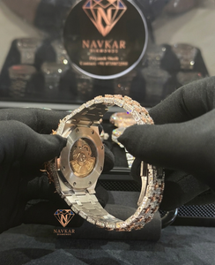 Reloj de Joyería Premium de Plata de Ley 925 con Diamante Moissanita de la Mejor Calidad, Regalo para Hombre, Disponible al Mejor Precio del Mercado - Product Image 6