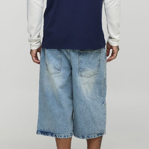 Pantalones Cortos de Mezclilla al por Mayor B2B, Gráficos Bordados de Alta Densidad, Estilo Urbano Moderno, Venta Directa de Fábrica - Product Image 5