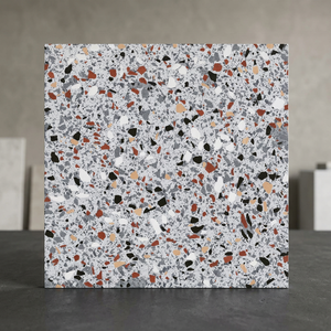Carreaux de céramique à l'encaustique faits main Finition terrazzo 400x400mm Fabriqués au Vietnam Carreaux de sol en céramique 16x16 pouces - Product Image 4