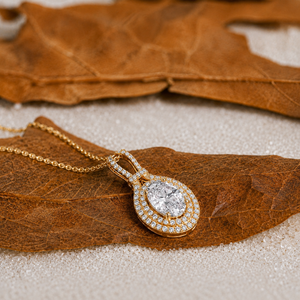 3.62Ct Lab Grown Oval Diamond <b>Necklace</b> 14K 10K Gold IGI Certified Women's Unique Brilliant Cut Lightweight Sustainable Luxury - Product Image 1