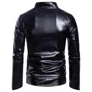 Vestes en cuir personnalisées authentiques, vestes en cuir de haute qualité pour la saison hivernale avec logo imprimé, vestes unisexes - Product Image 2