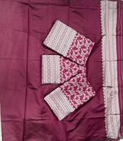 Sari en soie douce Banarasi PinkCityBlocks, très demandé, pour mariages et festivals, tenue traditionnelle indienne avec tissage Zari en cuivre