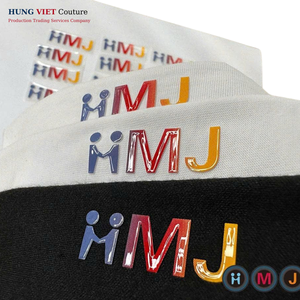 Fabricación de prendas vietnamitas Etiqueta de logotipo elevado 3D personalizado Etiqueta de logotipo de transferencia de calor de silicona de goma de alta densidad - Product Image 2