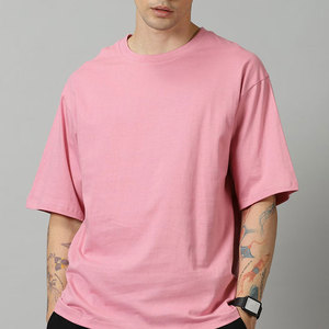 Camiseta Personalizada de Lujo, Cuello Redondo, Lisa, de Gran Gramaje, con Logotipo Impreso, Talla Grande para Hombre - Product Image 1