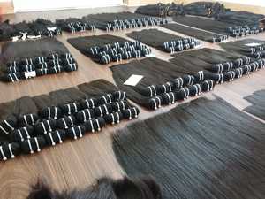 ผมต่อแบบดิบๆผิวเวียดนามแบบคู่จากผู้บริจาคคนเดียว - Product Image 2