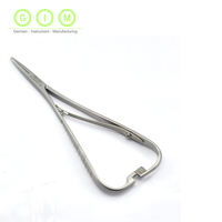 Porte-aiguille Mathieu en acier inoxydable, forceps chirurgical dentelé 17 cm, pince à aiguille manuelle pour chirurgie générale, kit chirurgical CE