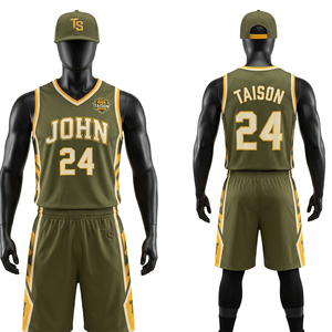Maillot de basket-ball en maille polyester premium 240 GSM avec panneau latéral noir pêche, logo brodé par sublimation - Product Image 3