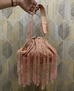 New Arrival Designer Women Purses <b>Bags</b> Handbags <b>Potli</b> <b>Bag</b> Mirror Embroidered Bridal <b>Bag</b> for Wedding Gift - Product Image 3