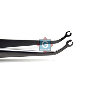 Gray Rocks Juego Dental Manual de 2 Piezas de Alta Calidad, Alicates Quirúrgicos Angulados Rectos para Sutura Corn Suture, Certificado CE, Lujo - Product Image 4