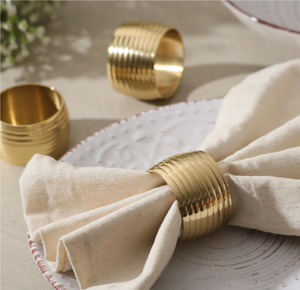 Meilleurs anneaux de serviette en laiton de designer, en stock, écologiques, personnalisables, design moderne et classique, pour la maison, l'hôtel, le restaurant, les mariages et les fêtes - Product Image 3