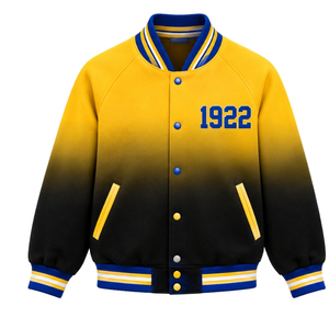 Chaqueta Bomber Personalizada para Mujer, con Cierre Frontal, de la Hermandad Griega Sigma Gamma Rho, Estilo Casual, Proveedor Mayorista OEM ODM - Product Image 1