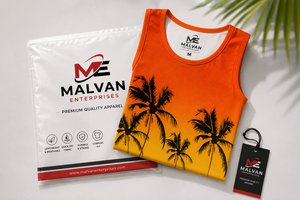 Débardeur de sport écologique pour homme, respirant, absorbant la transpiration, avec logo frontal, uni, sans manches, méthode de tissage. - Product Image 5